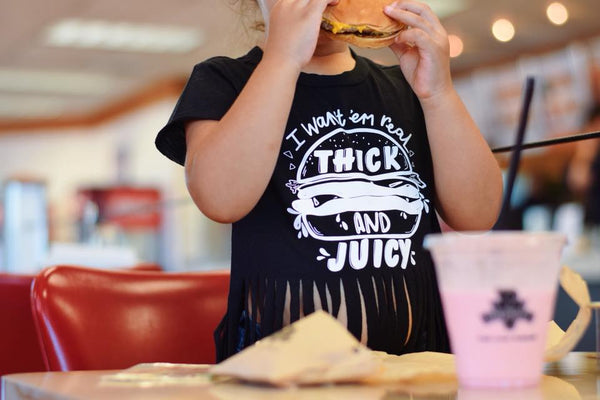 THICK & JUICY Hamburger Tee