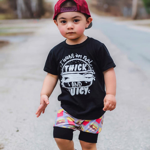 THICK & JUICY Hamburger Tee