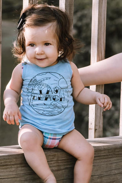 YAS BEACH Kids Unisex Scoopneck Tank