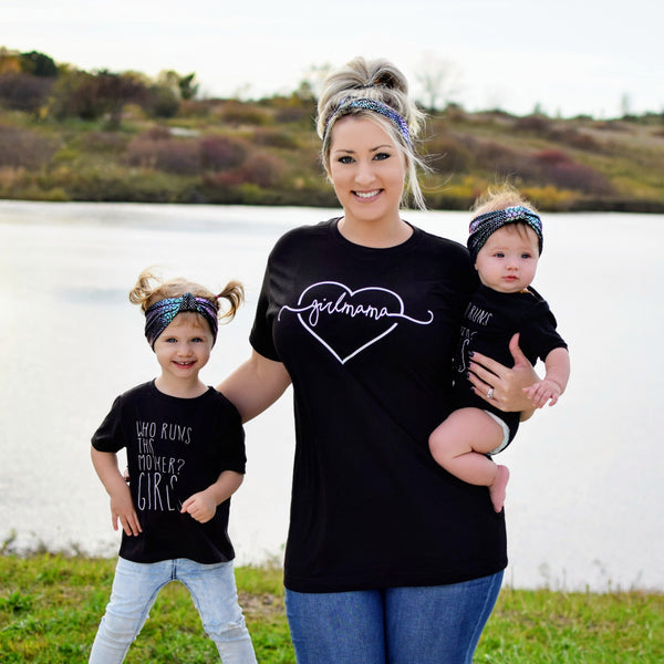 Who Runs This Mother? Girls - Kids Tee