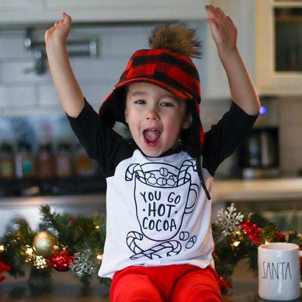 You Go Hot Cocoa Kids Tee/Raglan