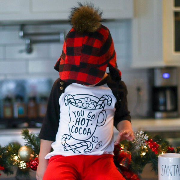 You Go Hot Cocoa Kids Tee/Raglan