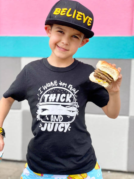 THICK & JUICY Hamburger Tee