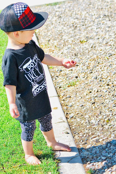 Potty Like a Rockstar Kids Tee