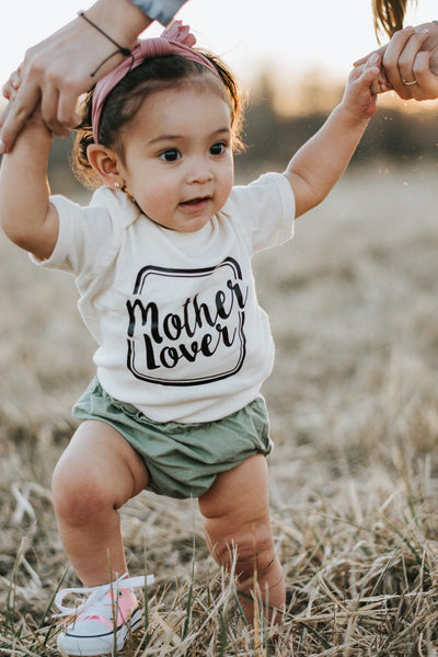 MOTHER LOVER Organic Cream Onesie