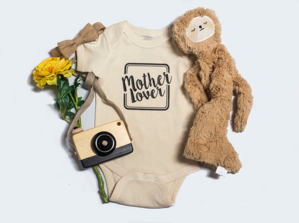 MOTHER LOVER Organic Cream Onesie