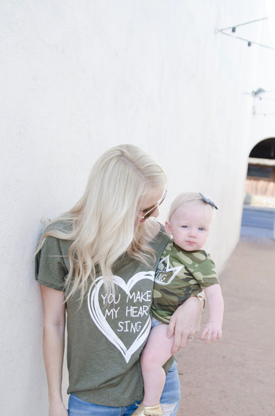 YOU MAKE MY HEART SING Dolman Style Tee