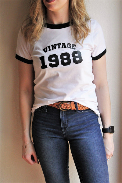 Vintage Year Ringer Tee