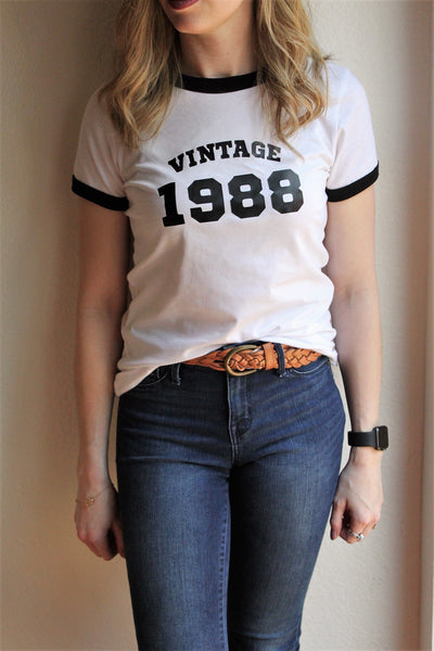 Vintage Year Ringer Tee