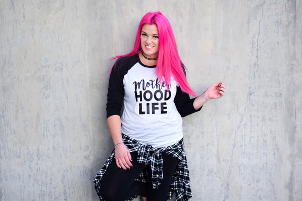 Mother HOOD LIFE™  Baseball Tee