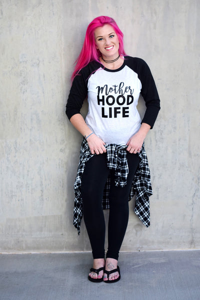 Mother HOOD LIFE™  Baseball Tee