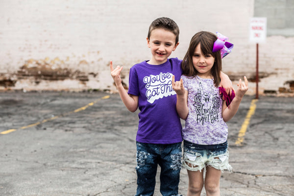 You've Got This Purple Kids Tee