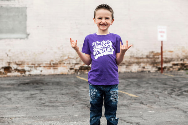 You've Got This Purple Kids Tee