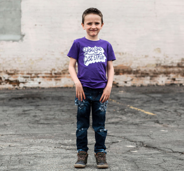 You've Got This Purple Kids Tee