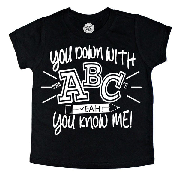 You down with the ABC's? Tee