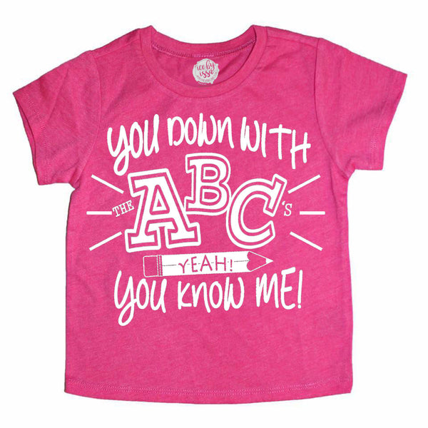 You down with the ABC's? Tee