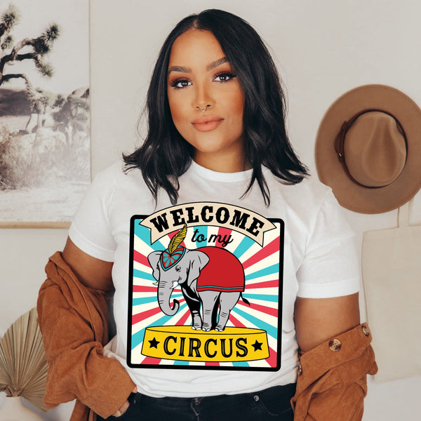 Welcome to My Circus Unisex Adult Tee