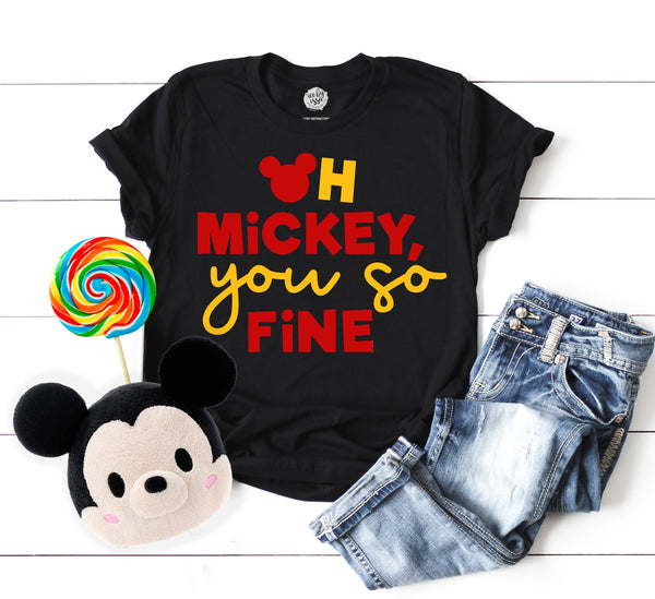 Oh Mickey Adult Unisex Tee