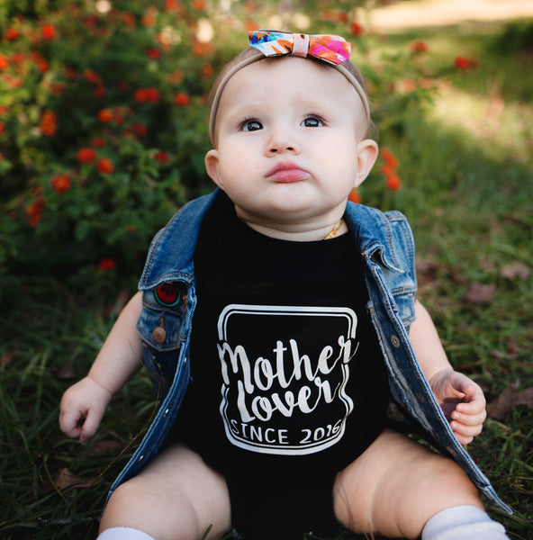 MOTHER LOVER Black Tee/Bodysuit