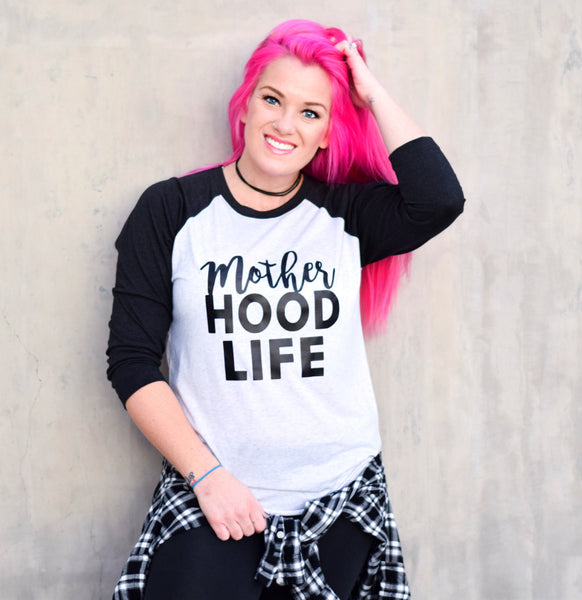 Mother HOOD LIFE™  Baseball Tee