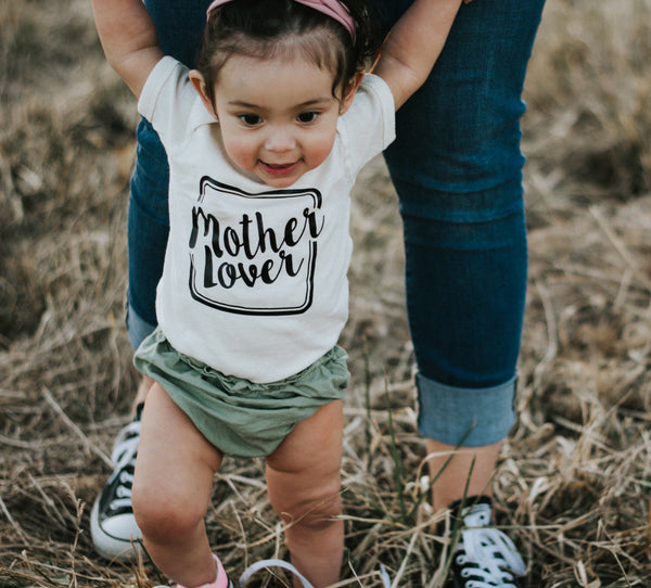 MOTHER LOVER Organic Cream Onesie