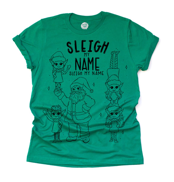 Sleigh My Name Unisex Adult Tee