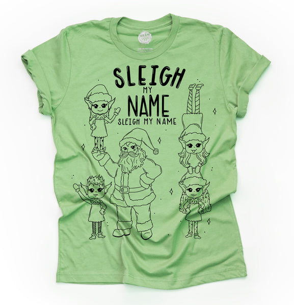 Sleigh My Name Unisex Adult Tee