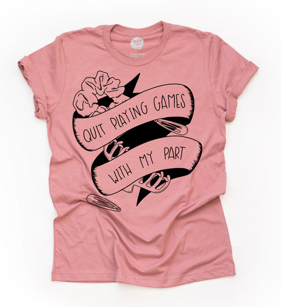 Quit Playing Games with my Part Adult Unisex Tee