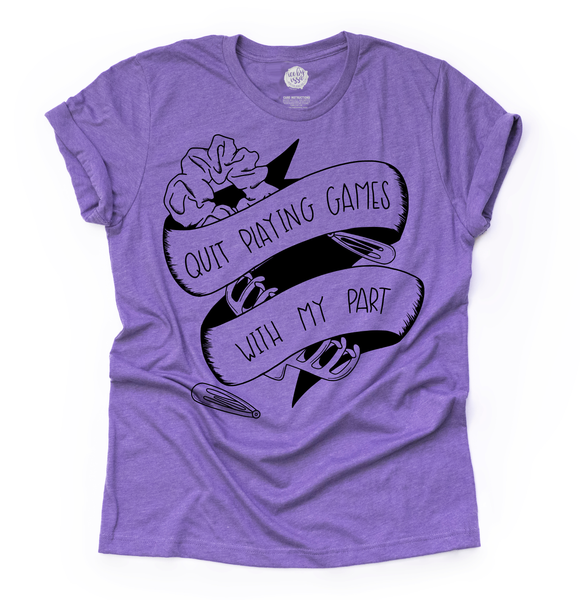 Quit Playing Games with my Part Adult Unisex Tee