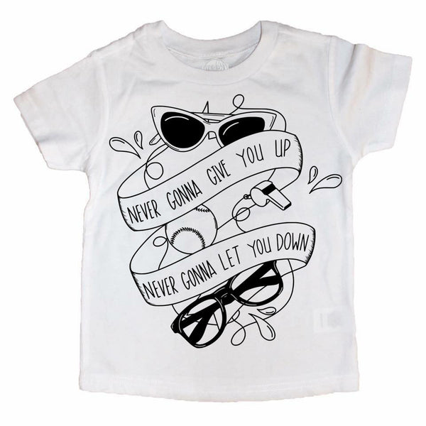 Never Gonna Let You Down Kids Tee