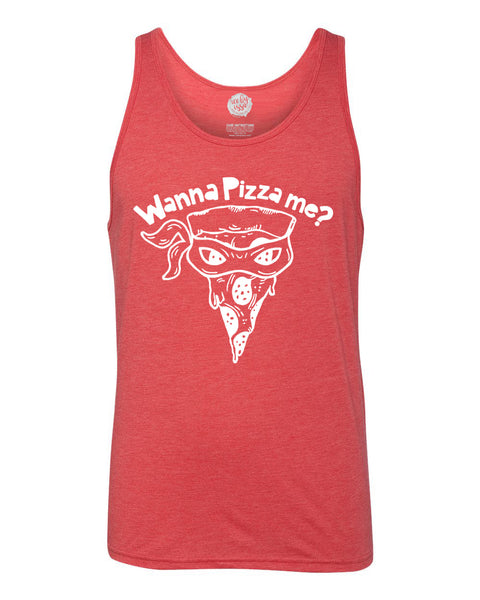 Pizza Me Adult Triblend Unisex Tank