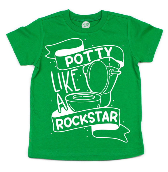 Potty Like a Rockstar Kids Tee