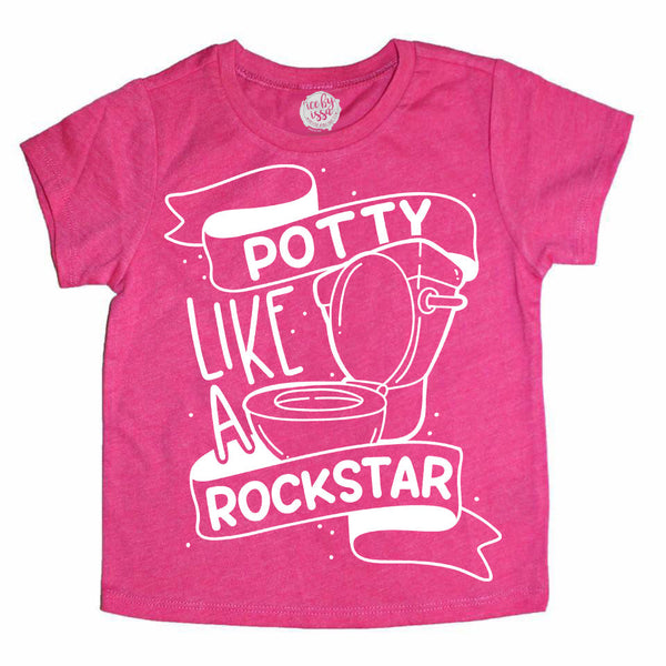 Potty Like a Rockstar Kids Tee