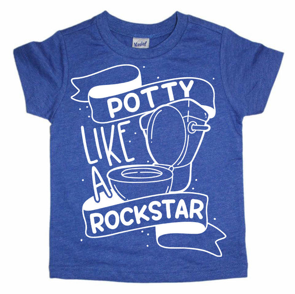 Potty Like a Rockstar Kids Tee