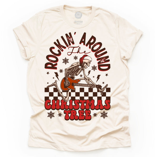 Rockin' Around the Christmas Tree Unisex Adult Tee