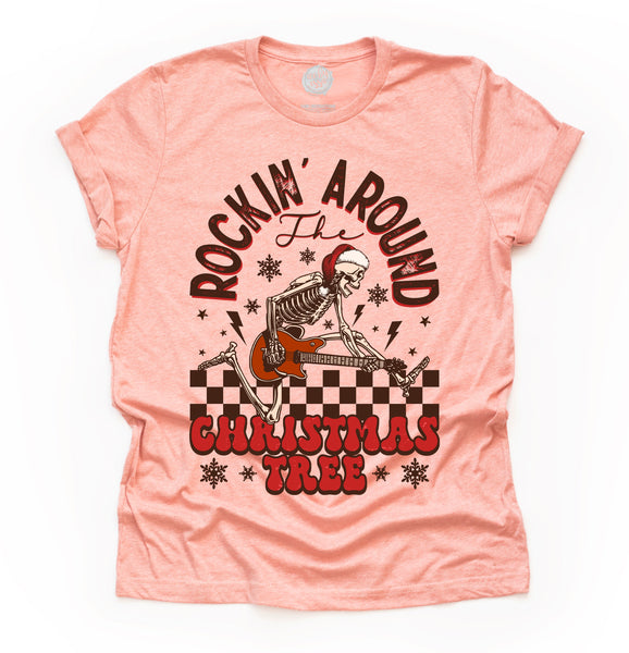 Rockin' Around the Christmas Tree Unisex Adult Tee