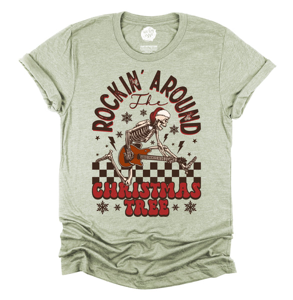 Rockin' Around the Christmas Tree Unisex Adult Tee