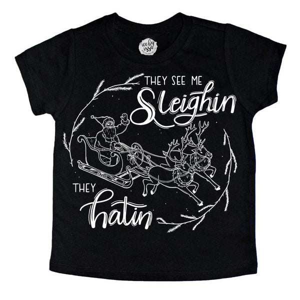 They See Me Sleighin Kids Tee/Raglan