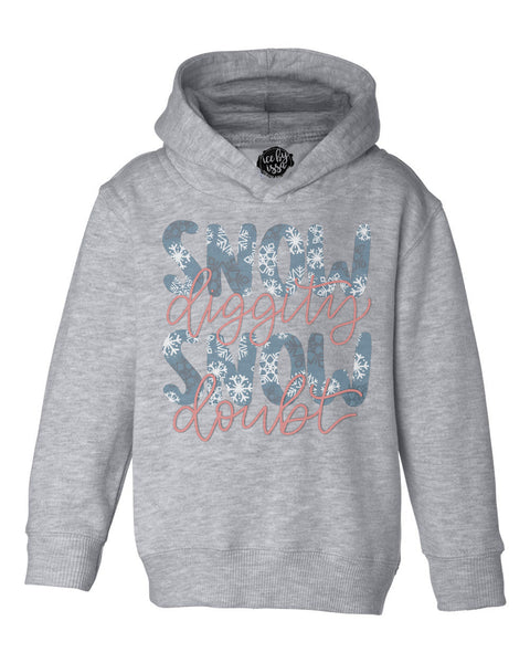 Snow Diggity Kids Hoodie Sweatshirt