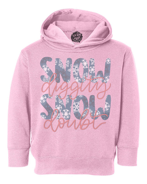 Snow Diggity Kids Hoodie Sweatshirt