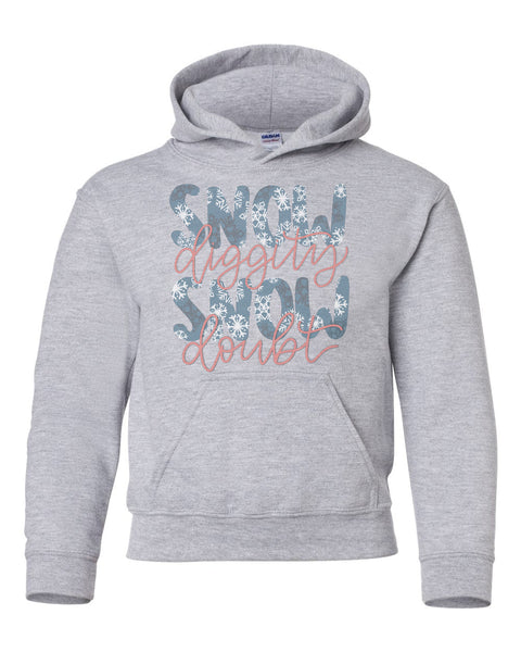 Snow Diggity Kids Hoodie Sweatshirt