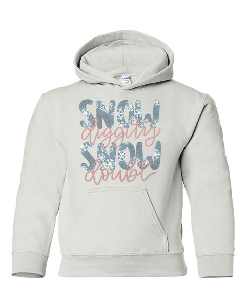 Snow Diggity Kids Hoodie Sweatshirt