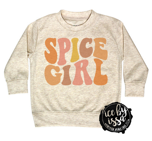 Spice Girl Fleece Crewneck Pullover Sweater