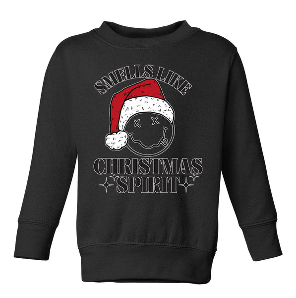 Smells Like Christmas Spirit Kids Fleece Pullover Crewneck Sweater/Hoodie