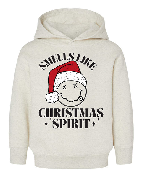 Smells Like Christmas Spirit Kids Fleece Pullover Crewneck Sweater/Hoodie