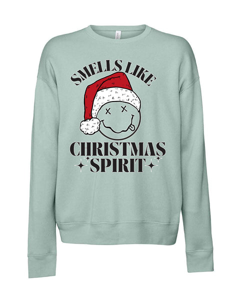 Smells Like Christmas Spirit Unisex Adult Crewneck Pullover