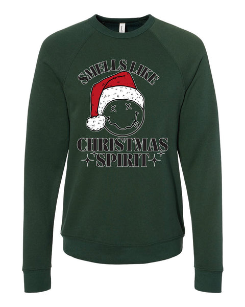 Smells Like Christmas Spirit Unisex Adult Crewneck Pullover