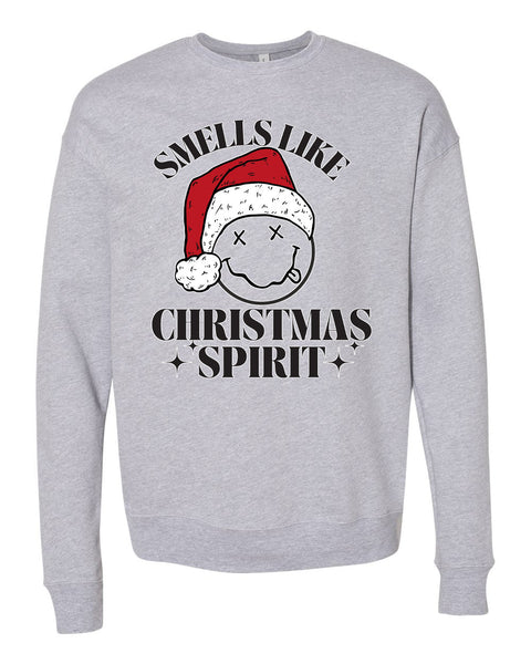 Smells Like Christmas Spirit Unisex Adult Crewneck Pullover