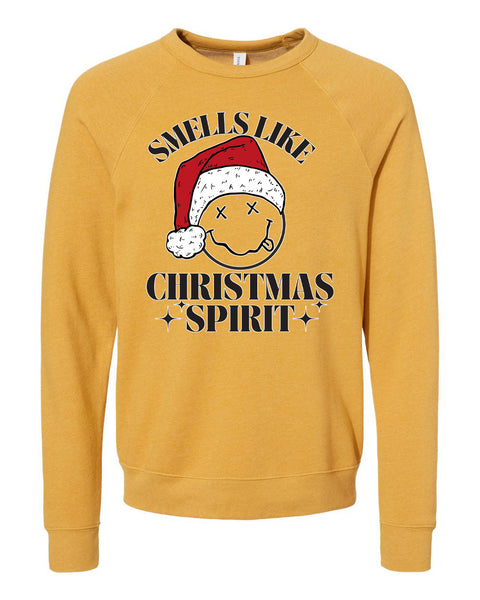 Smells Like Christmas Spirit Unisex Adult Crewneck Pullover