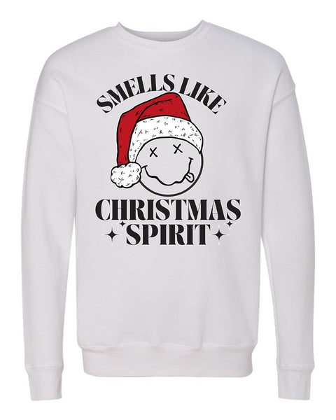 Smells Like Christmas Spirit Unisex Adult Crewneck Pullover